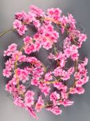 Лоза с соцветиями сакуры 1,85м (бел роз св-роз перс бело-роз)
