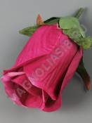 Бутон розы плотный шелк 3сл 10см (крас бел лайм роз перс св-сир свек микс)