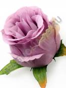 Роза полураскрытая плотный шёлк 7сл 8.5см (крас роз лайм бел перс сир слив микс)/К