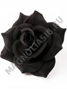 / Роза бархатная черная  4сл., 14.5 см (К) (Черн)