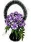 Корзина с пионами и гортензией 100/115см 