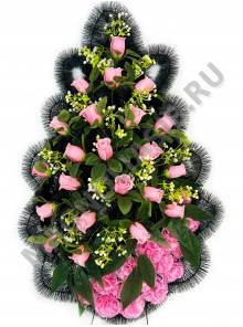 Венок с бутонами  выс.105/120см ш.55см