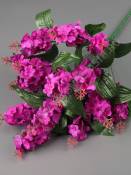 Букет сирени 14 веток 55см МИКС(бел сир б-сир)