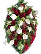 Венок траурный Премиум выс. 118/148см шир. 86 см