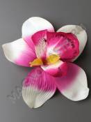 Орхидея хлопок 13см (лайм фиол бел роз-мал бел-свек)