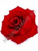Роза бархатная 6сл 18см (крас)