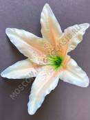 Лилия натуральная хлопок 1сл 17см (бел перс роз крас лайм сир) (тычинка см. 2200. 2203)